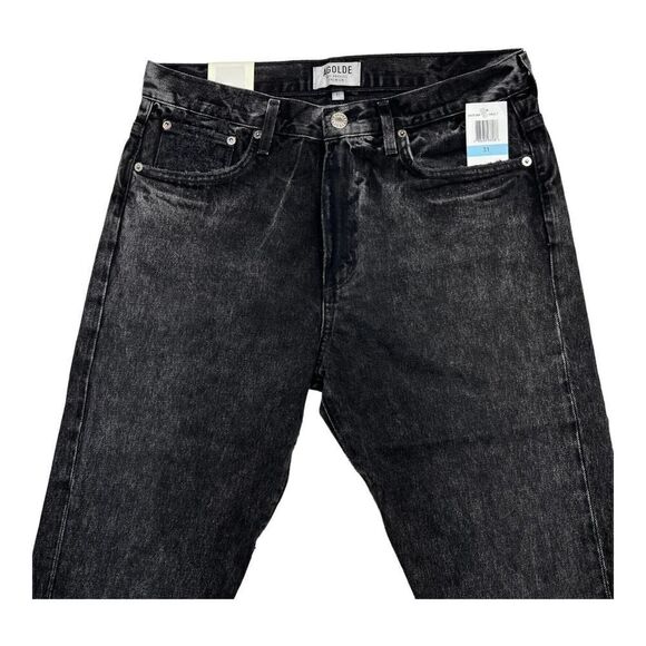 New Agolde Men Jeans US 31 Back Tapered Slim Fit Denim Washed Casual Cotton - Picture 7 of 14